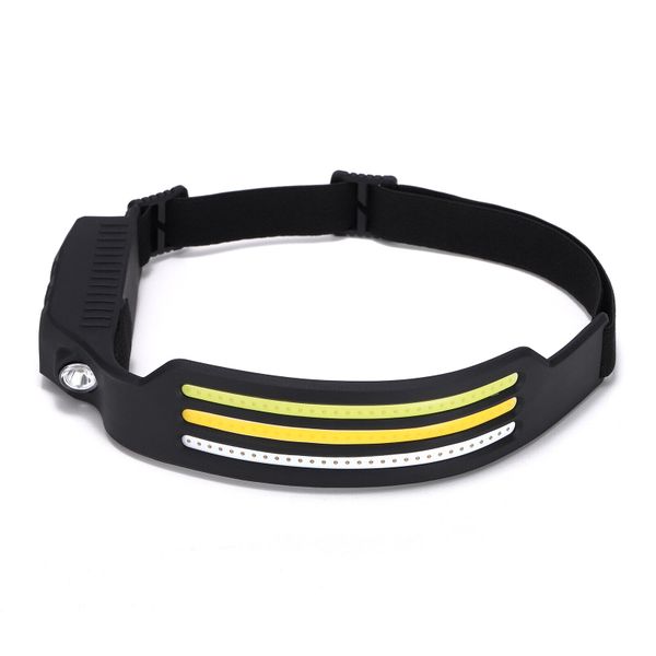 LED Head Lamp Dynamic Triple Strip- Multi Functional Induction Head Lamp