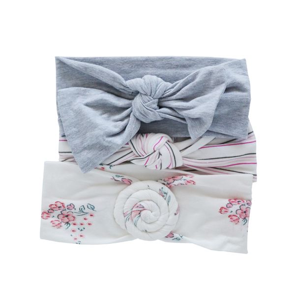 Snuggletime 3-Piece Headbands Set - Grey
