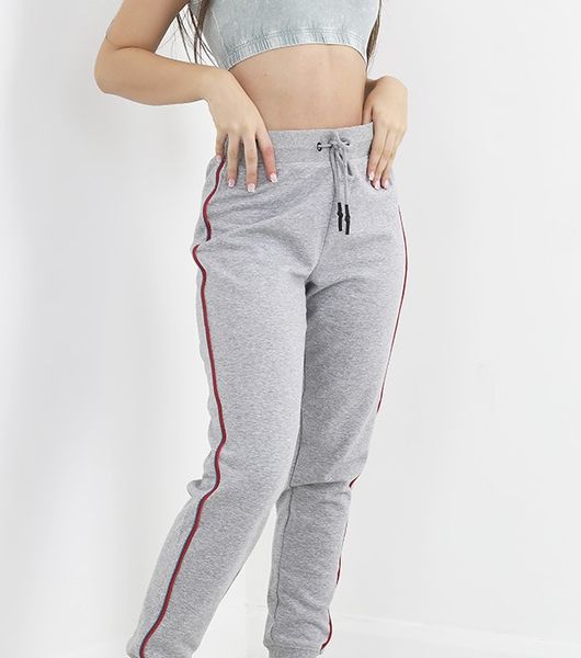 Brave Soul Women Grey Cotton Blend Regular Jogger Pants