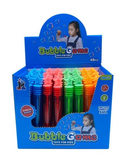 Star Blow Bubble Wand - Wedding and Party Favors - 48-Piece
