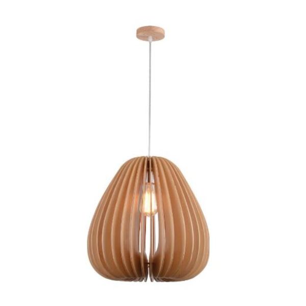 ACDC Pendant Lighting – Scandinavian Range – Wood Bell Shape