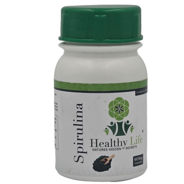 Healthy Life Spirulina Capsules 500mg - 60