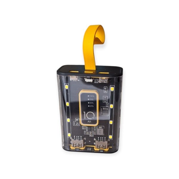 GLS-10000mah Transparent Power Bank
