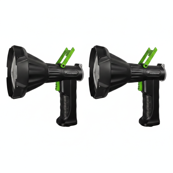 Kaufmann 3600 Lumen Rechargeable Spotlight - Portable and Durable - 2 Pack
