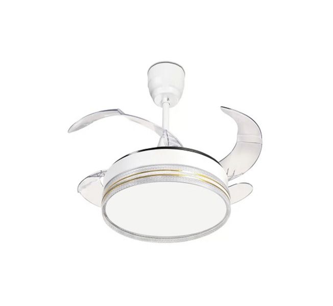 White AS-51080 48 LED Designer Fan Light 72w 3 Adjustable Light Settings