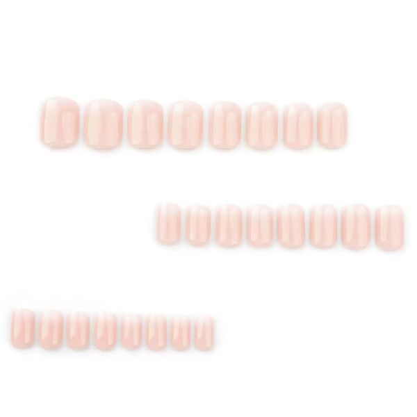 Pink Press On Nails Kit Full Cover False Nail Tips