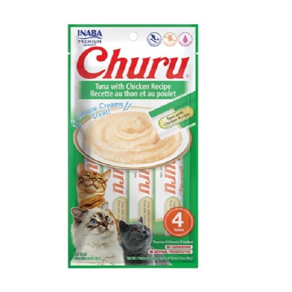 Inaba - Churu - Tuna With Chicken Recipe 65g