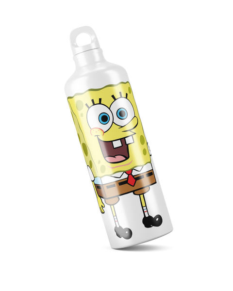 Katz Designs - Metal Water Bottle - Sponge Bob
