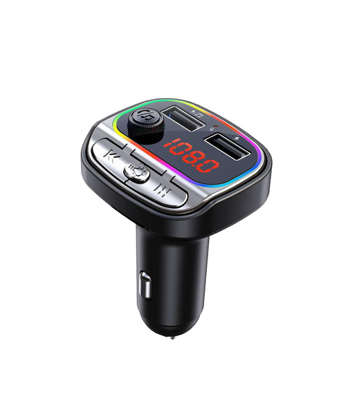 Allison Car FM Wireless Charger handfree output - silver