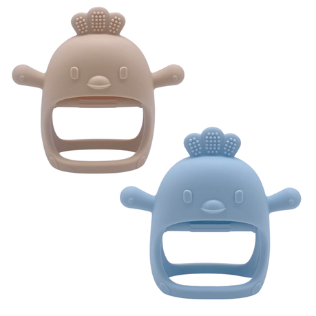 2 Piece Food Grade Silicone Baby Teething Toys for Infants 0 to 36 Months Image