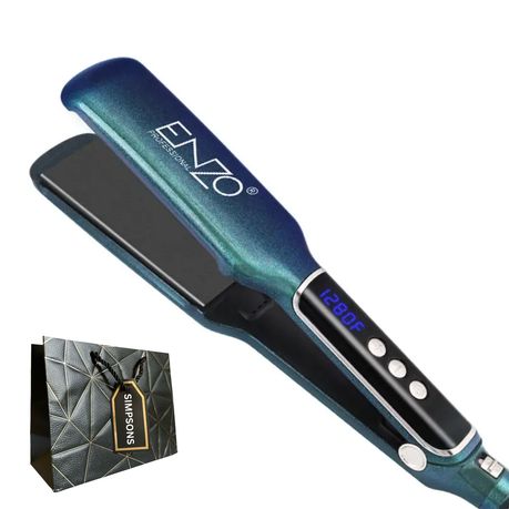 Enzo Peacock Blue Ceramic Hair Iron Elixer of Shine Luxury Simpsons Bag Shop Today. Get it Tomorrow takealot