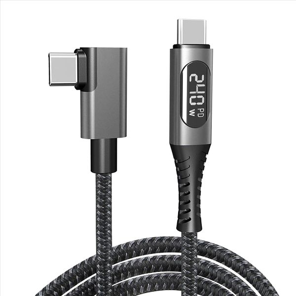 Usb4 Type-C 240W Fast Charging Cable with Led Digital Display