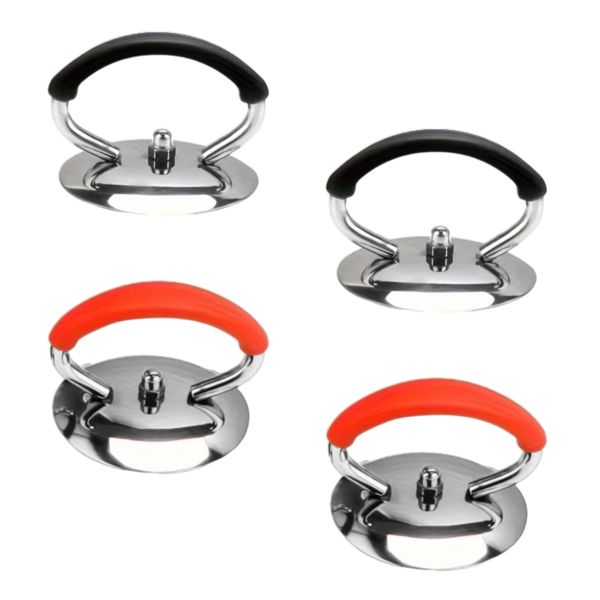 4 Universal Stainless Steel Pot Lid Handles - Heat Resistant Replacement