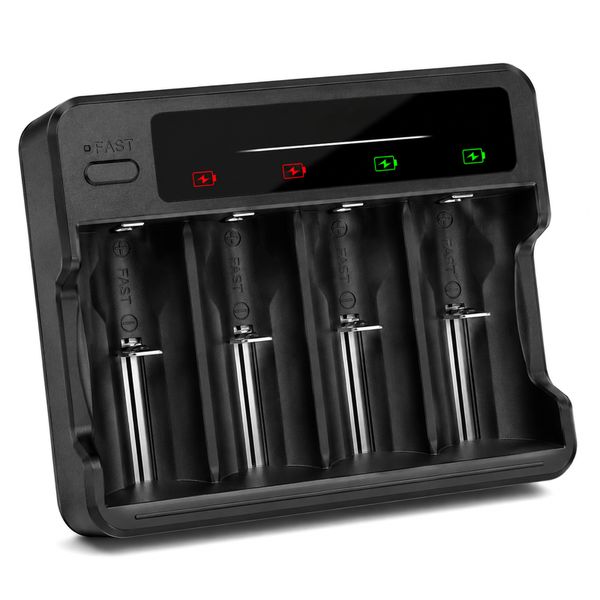 I4 Smart Battery USB Charger with LCD