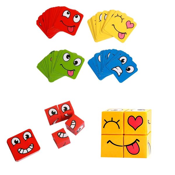 Kids Face Change Cube Game