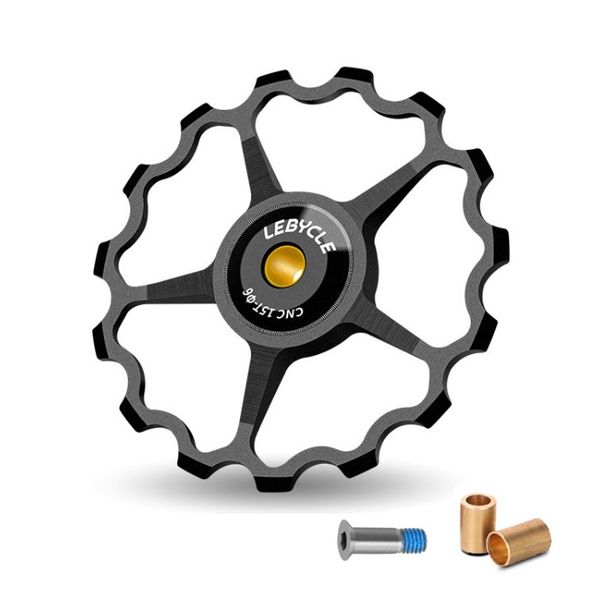 Lebycle 15T Aluminium Bicycle Derailleur Jockey Pulley Wheel