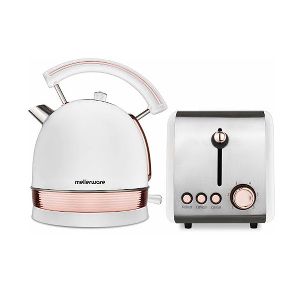 Mellerware - Kettle &amp; Toaster Set Rose Gold