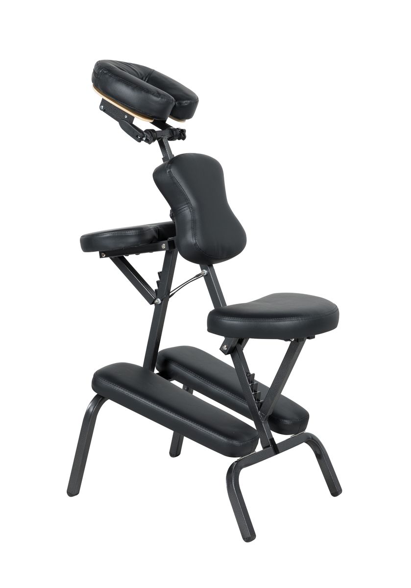 Hazlo Premium Portable Folding Adjustable Body Massage Chair Black