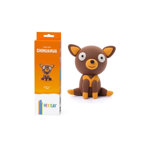Hey Clay: Modelling Air-Dry Clay with Interactive App - Chihuahua, 3 can