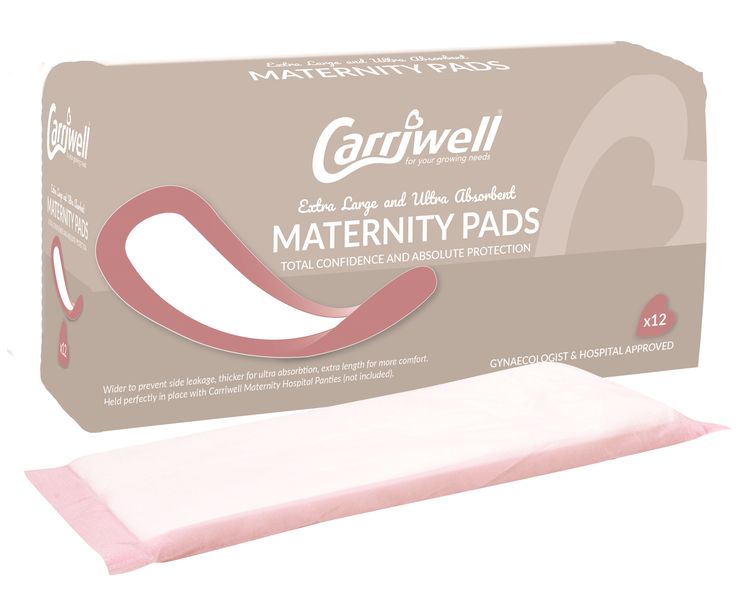 Carriwell - Ultra Absorbent Maternity Pads - Pack of 12