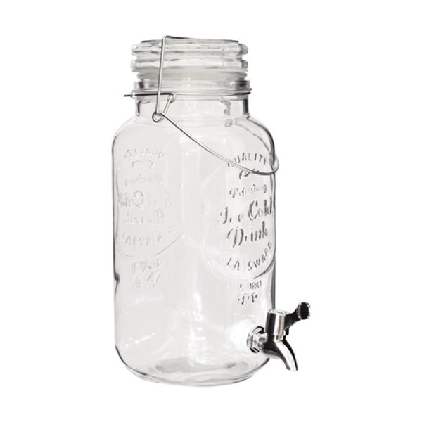 Dispense SQ jar with Lid and Tap 4L