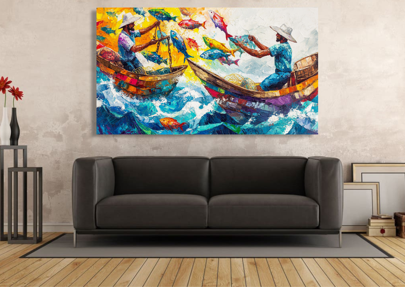 Canvas Wall Art - Catch of the Day - IM1374