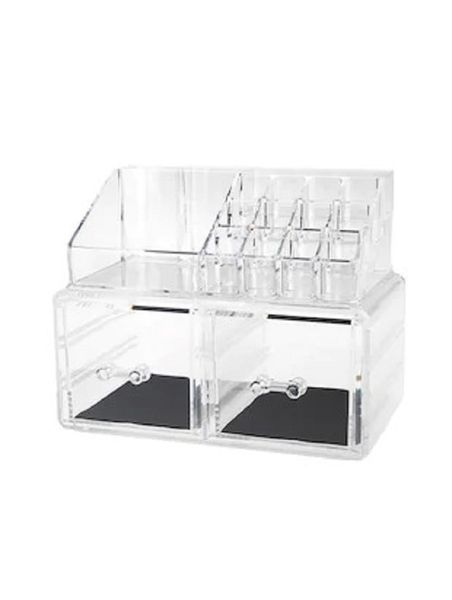 Beautiful 2 Drawer cosmetic organizer