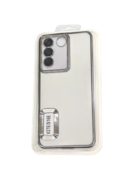 Vivo V27E Slim Fit Color &amp; Clear Camera Protective Cover