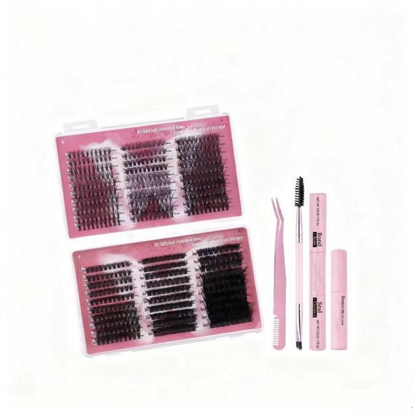 Fashion Eyelash Extensions 600 Pieces 8-16mm Segmented Eyelashes Set