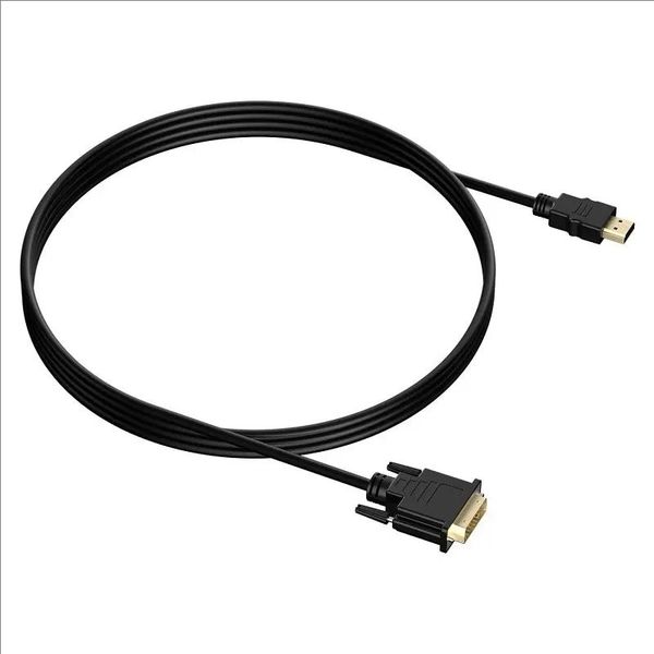 HDMI to DVI-D Cable 1080P Compatible with TV Box DVD PC Projector