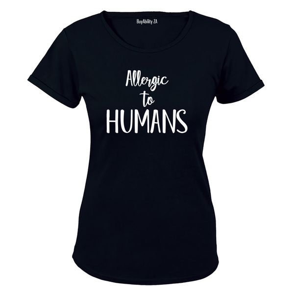 Allergic to Humans - Ladies - T-Shirt