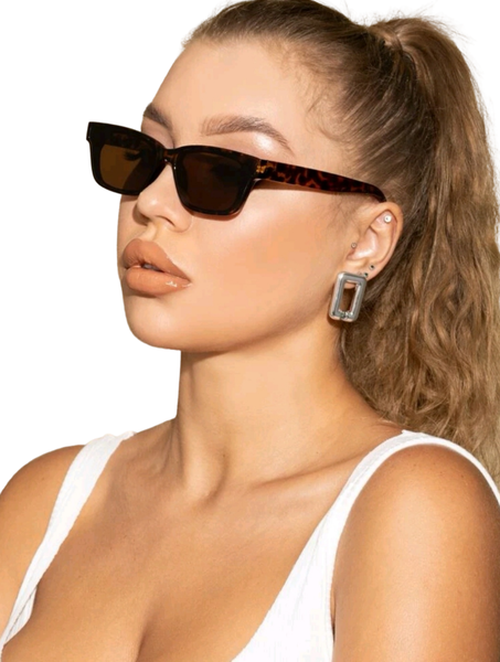 Acrylic Square Frame Fashion Glasses
