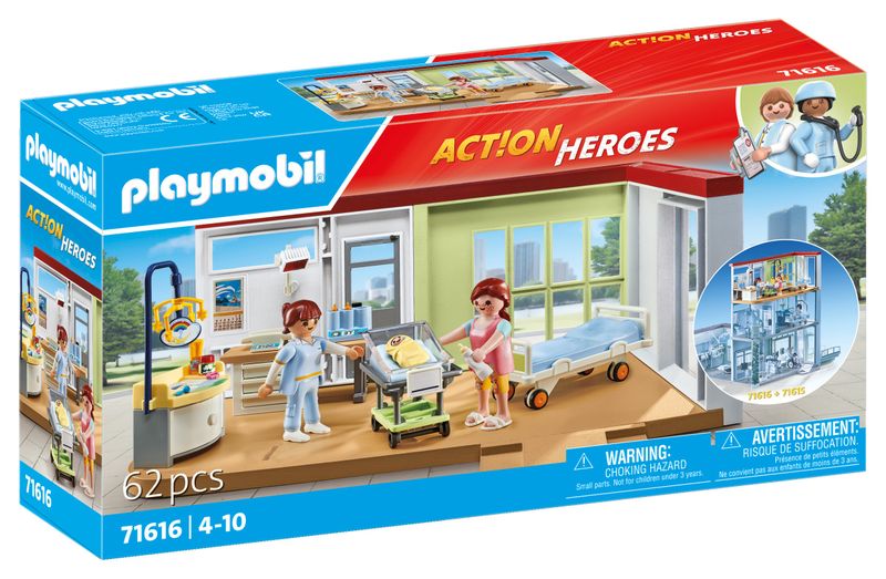 Playmobil City Life - Maternity Ward Set - 62 Pieces