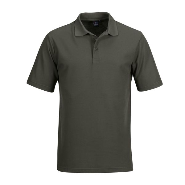 Tee &amp; Cotton - Classic Pique Knit Polo 175g - Dark Olive