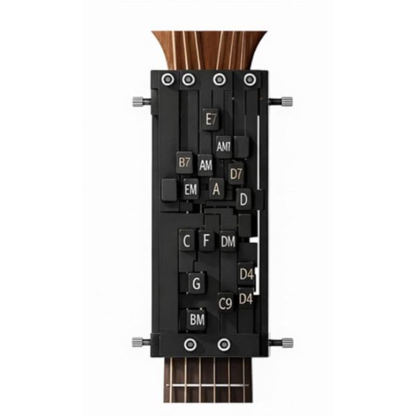 Guitar Chord Presser Learning Aid, One-Touch Chord Trainer