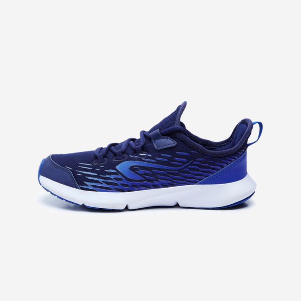 Decathlon Kids' Lace-Up Flexible &amp; Light Shoes At Flex - Blue
