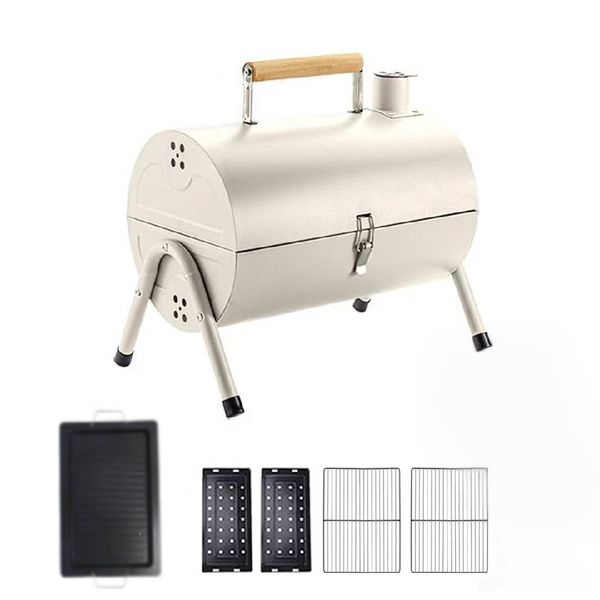 Outdoor Camping Double Sided BBQ Grill - Portable Folding Barbecue Grill