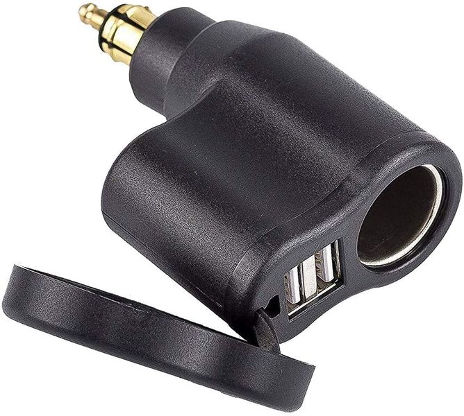KR Hella to Cigarette and Dual USB Port (12V)
