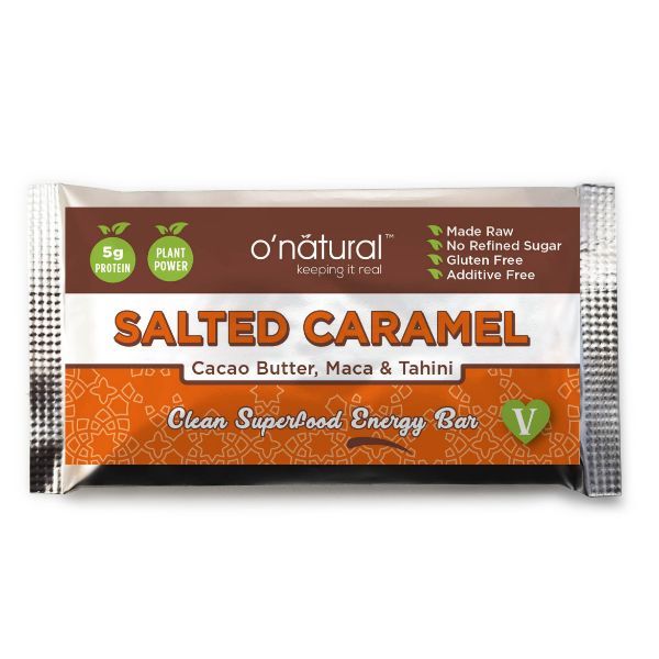 O'natural - Chocolate Superfood Salted Caramel 40g