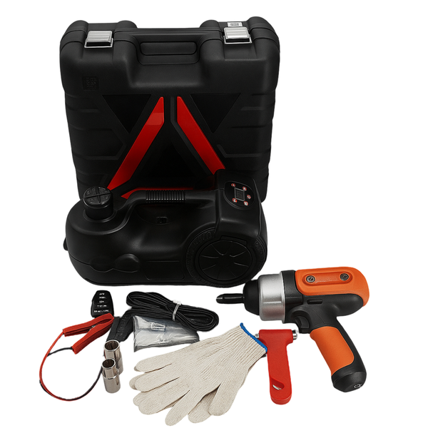 5-in-1 Auto Repair Kit - Jack, Inflator, LED Light