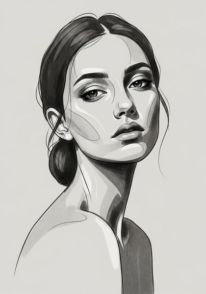 Canvs Art Ready to Hang Contemporary Minimalist - Monochromatic Elegance