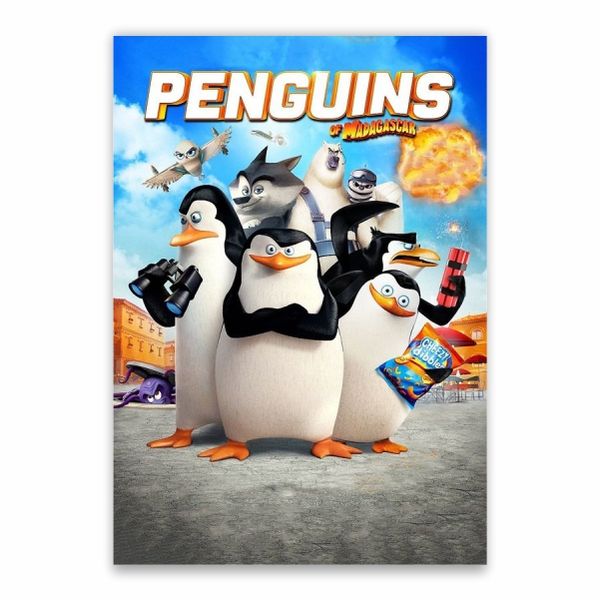 Penguins Of Madagscar Poster - A1