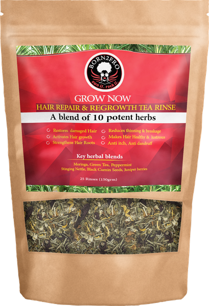 Grow Now Hair Repair &amp; Regrowth Tea Rinse (Power of 10 Herbs)