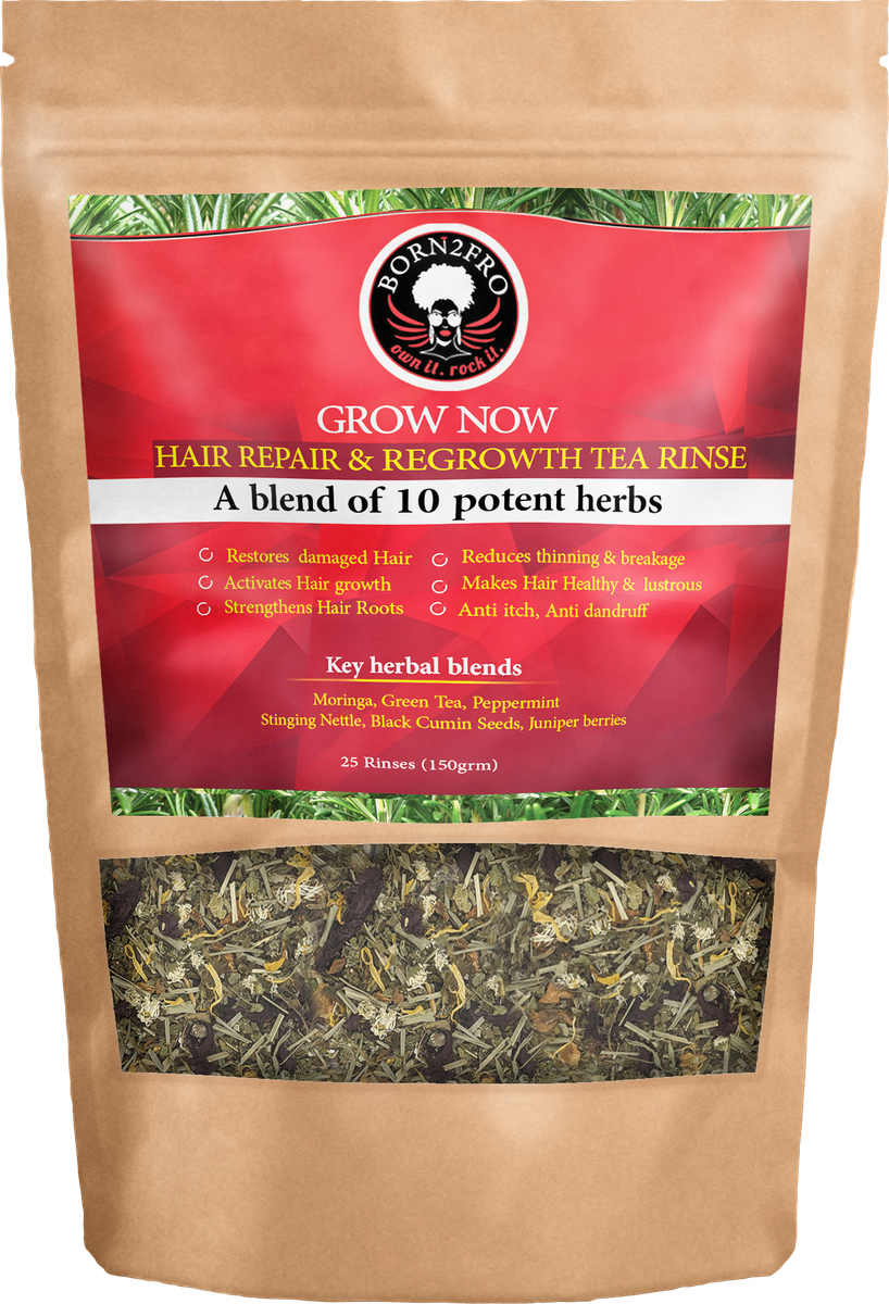 Grow Now Hair Repair & Regrowth Tea Rinse (Power of 10 Herbs)