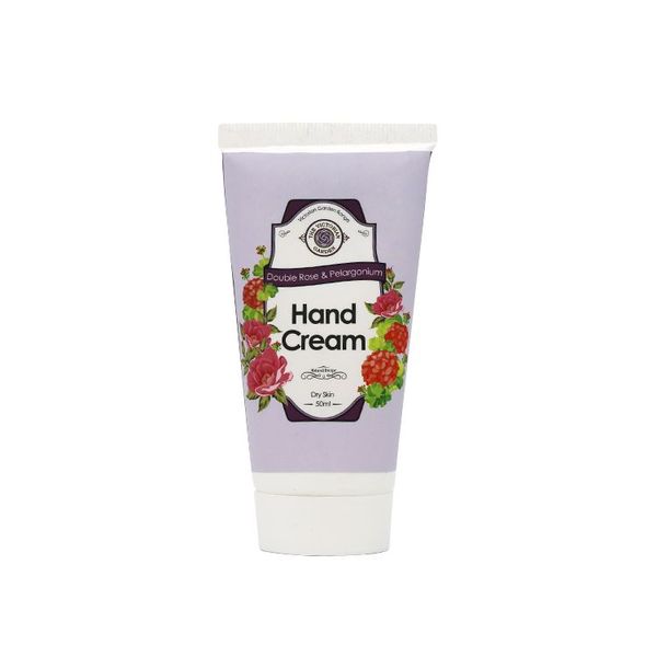 The Victorian Garden - Double Rose &amp; Pelargonium Hand Cream -Handbag Tube