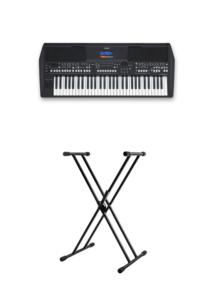 Yamaha PSR-SX600 Portable Digital Keyboard With Keyboard Stand