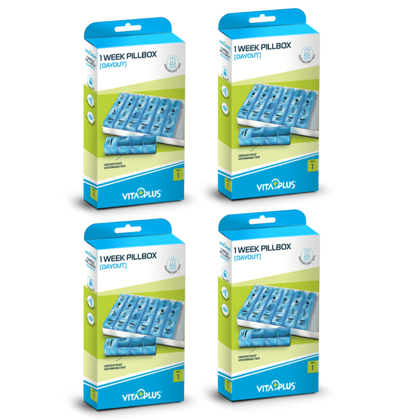 VP Pill Box One Week (Day Out) - 4 Pack