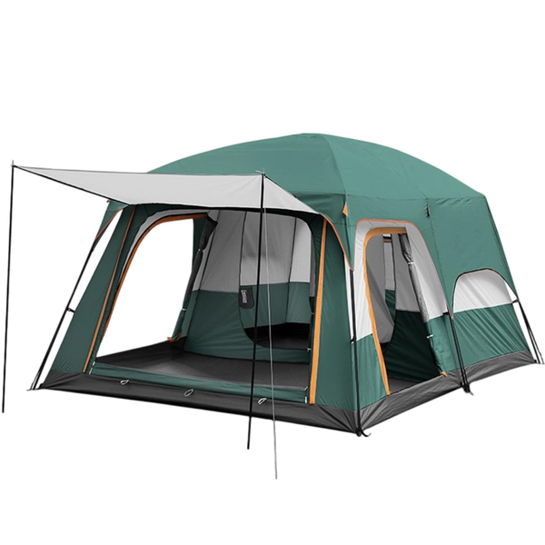 Family Camping Tent - Waterproof, Easy Setup , One-living-room 210x185cm