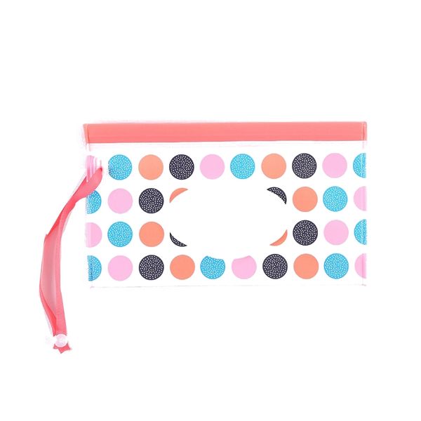 Baby Wet Wipes Pouch Caddy (Multi Dots)