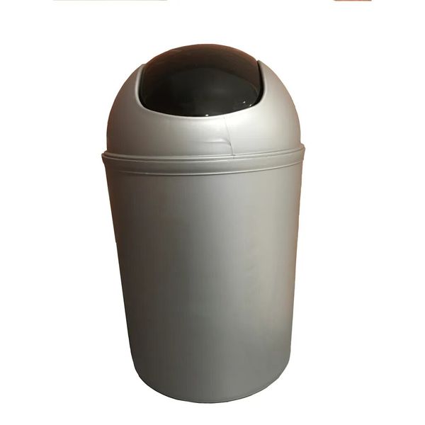 Miss Molly 5Lt Swing Bin - Silver